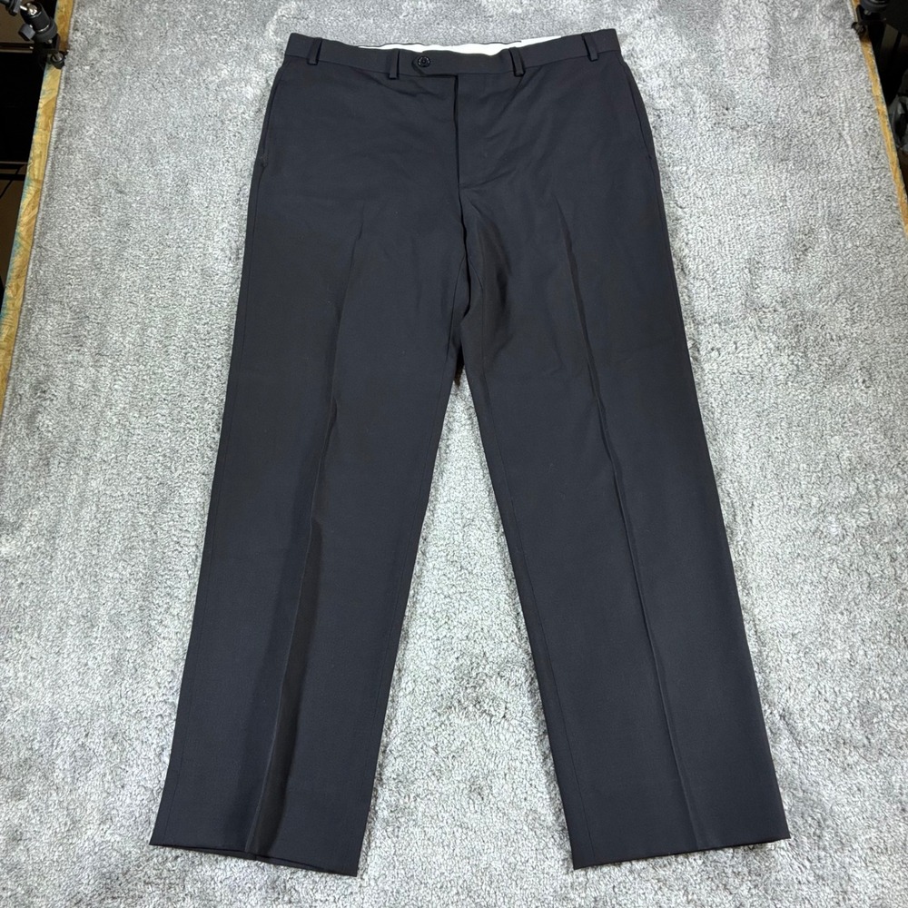 Brooks Brothers 100% Wool 346 Men's Pants 38x32 Charcoal Trousers Business NWT